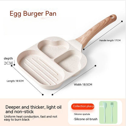 Aluminum Four-hole Frying Pan