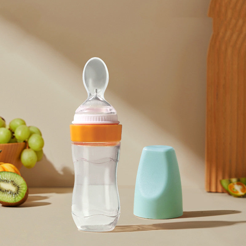 Squeeze Baby Rice Paste Spoon Feeder