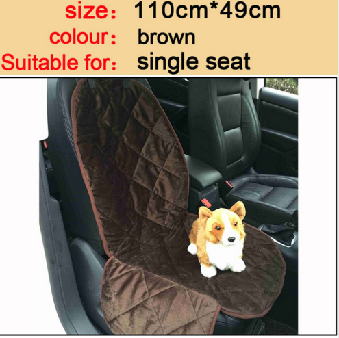 Waterproof Dog Car Seat Cover Pet Dog Travel Mat Mesh Dog Carrier Car Hammock Cushion Protector With Zipper And Pocket