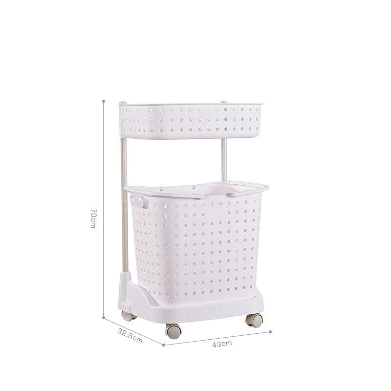 Dirty Clothes Storage Basket Rack