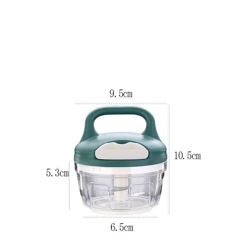 Multi-function manual food processor