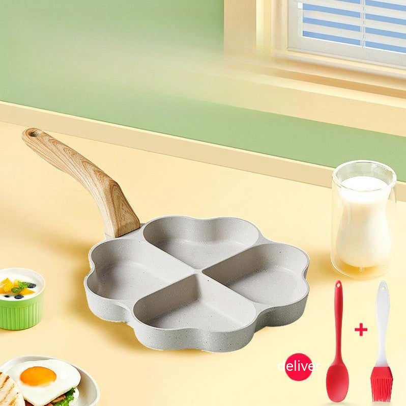 Aluminum Four-hole Frying Pan