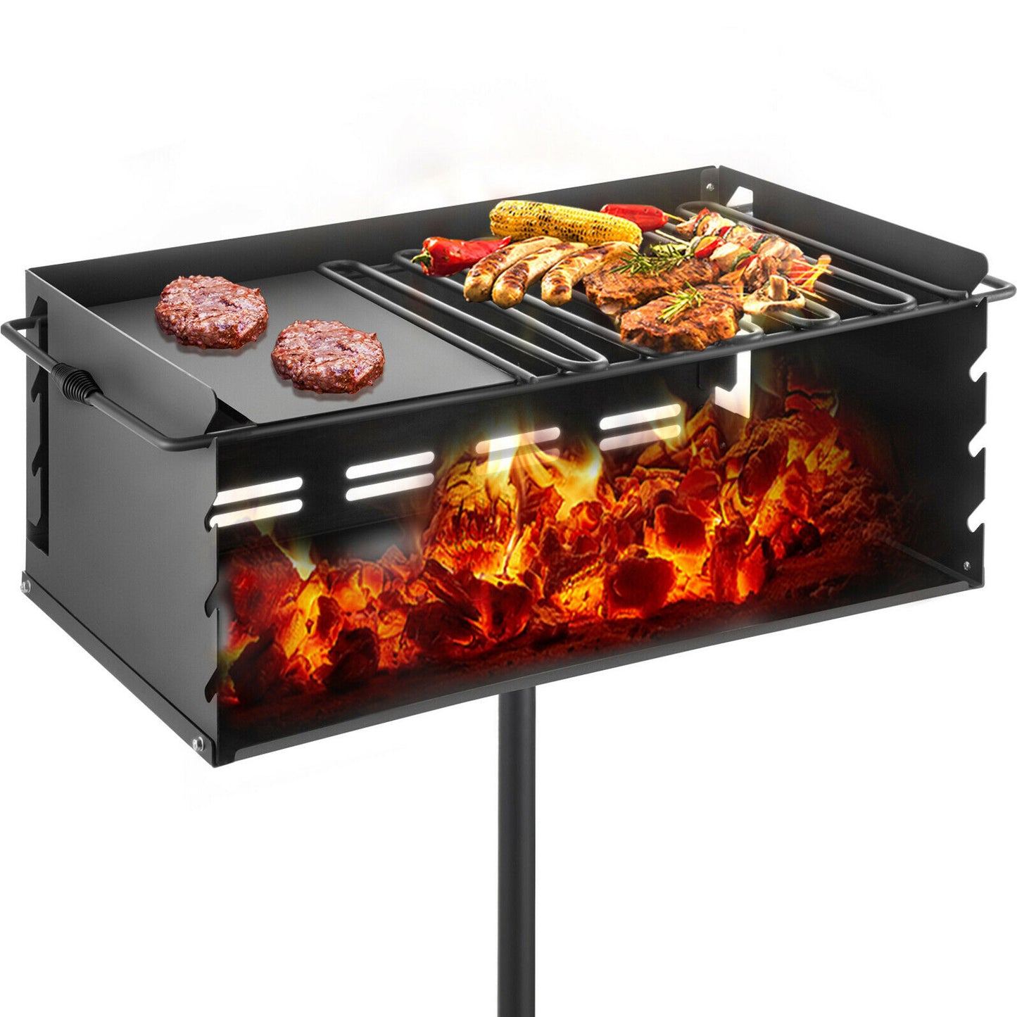 Fashion Outdoor Special Portable Swing Style BBQ Rack