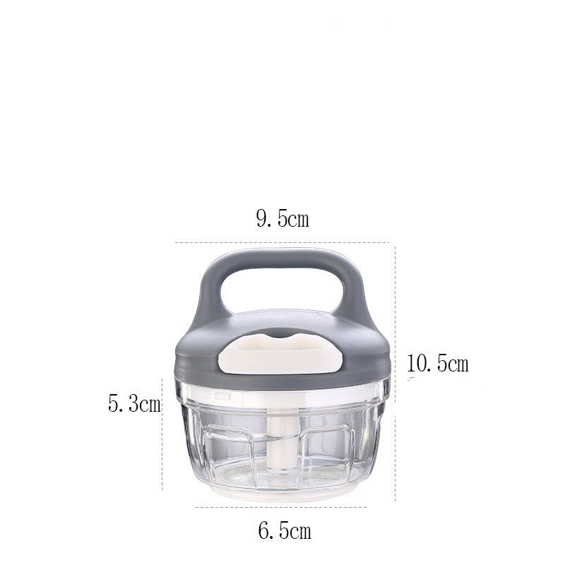 Multi-function manual food processor