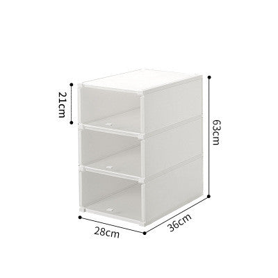 PP Shoe Box Transparent Visual Sports Shoes Storage