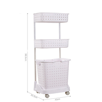 Dirty Clothes Storage Basket Rack