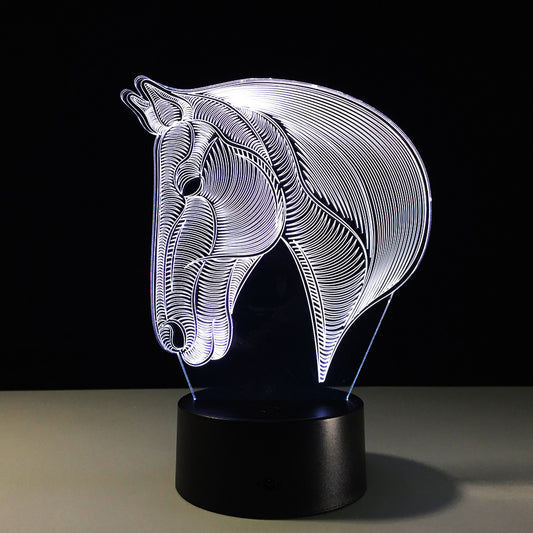 horse's head LED night lights