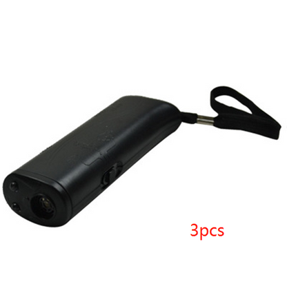 3-in-1 Anti Barking Dog Training Device Ultrasonic Dog Training Repeller  LED Flashlight