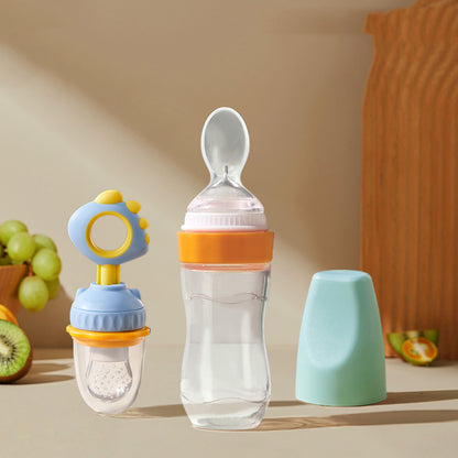 Squeeze Baby Rice Paste Spoon Feeder