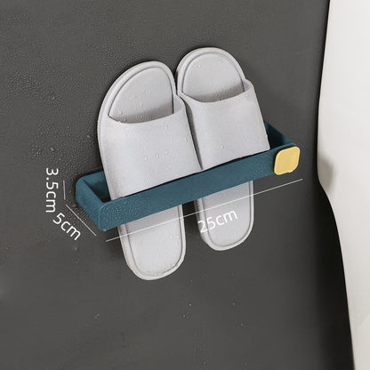 Perforation-free Wall Hanging Bathroom Slippers Rack