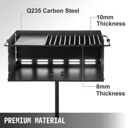 Fashion Outdoor Special Portable Swing Style BBQ Rack