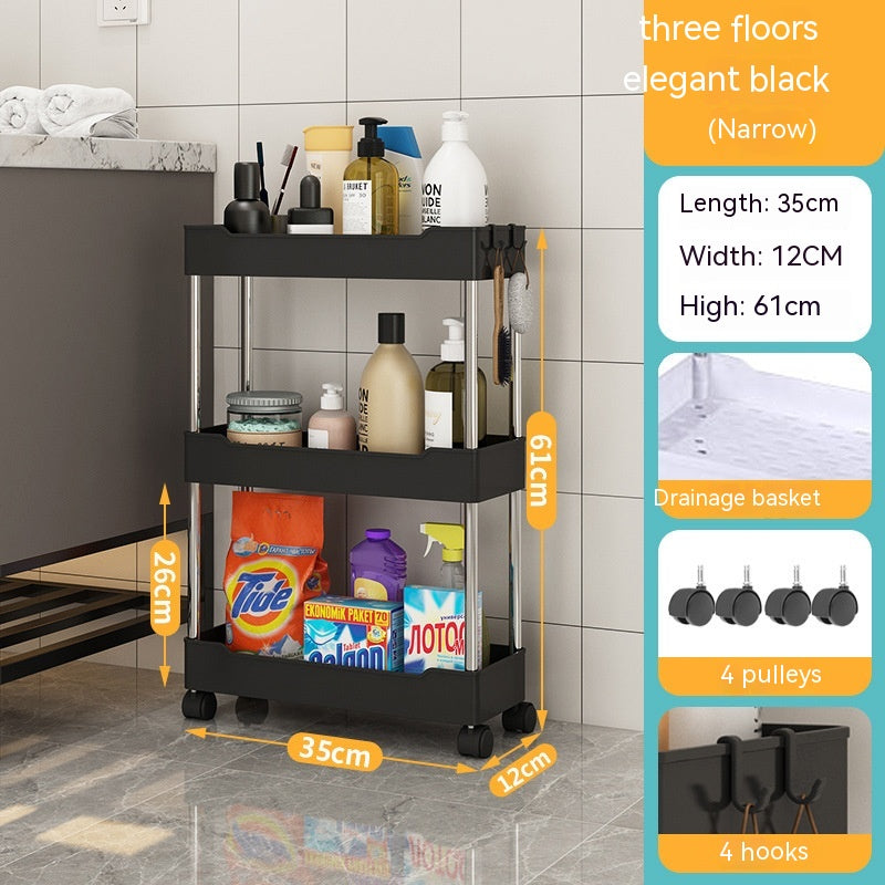 Household Floor Trolley Rack