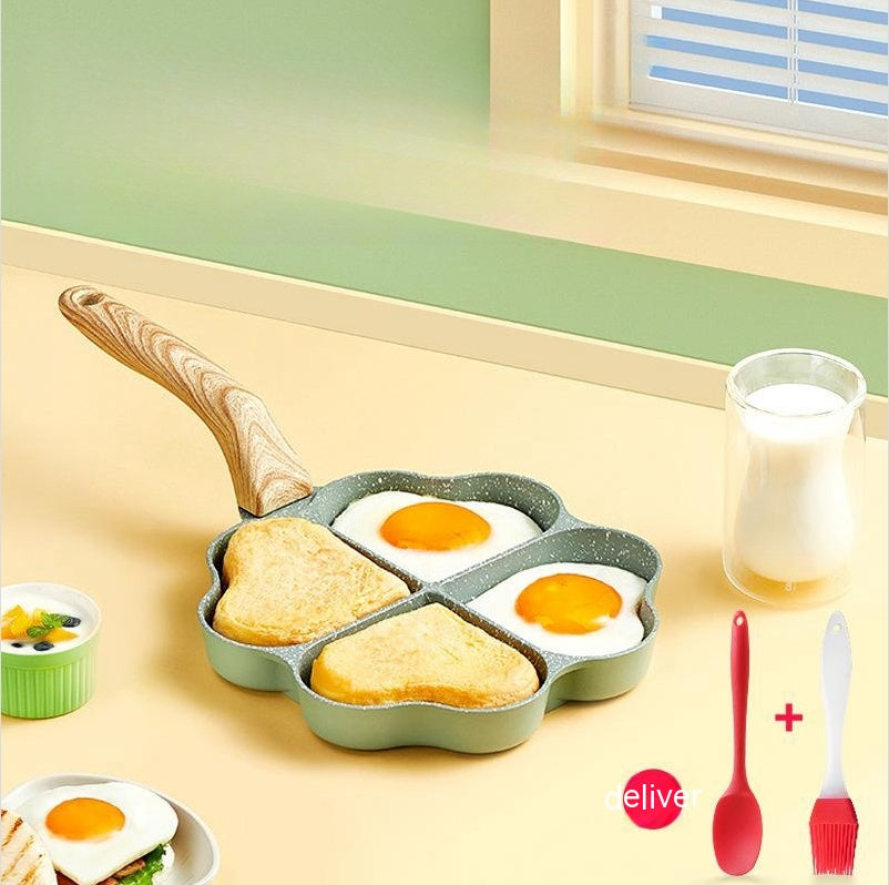 Aluminum Four-hole Frying Pan