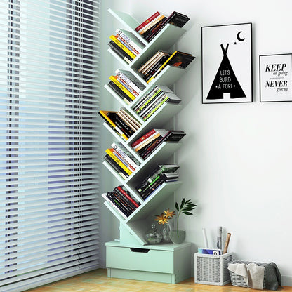 Bookshelf Storage Floor Bookcase Living Room Decoration Rack