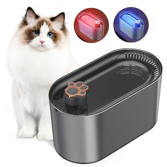 3L Cat Water Fountain Filter Automatic Drinker For Dogs Cats Pet Water Dispenser Ultra-Quiet Water Dispenser With LED Light Pet Products