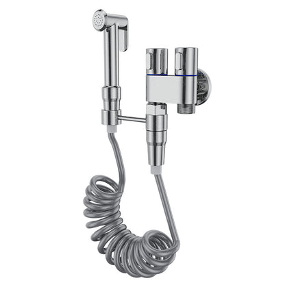 Toilet Spray High Pressure Flushing One In Two Out Angle Valve Set