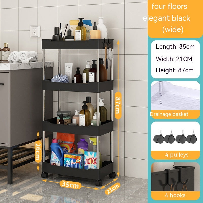 Household Floor Trolley Rack