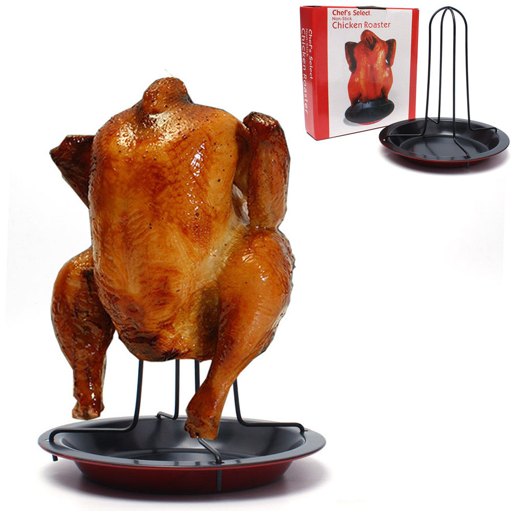 Outdoor camping thickened barbecue chicken grill