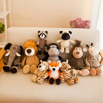 Jungle animal plush toys