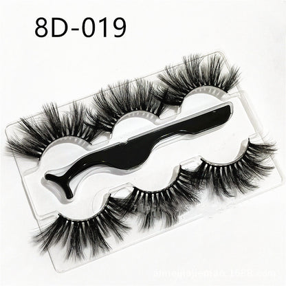 8D multi-layer curling eyelashes