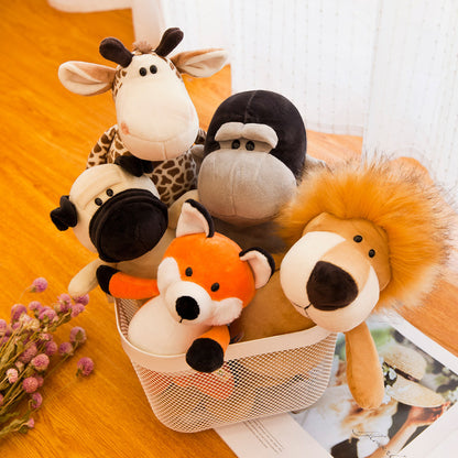 Jungle animal plush toys